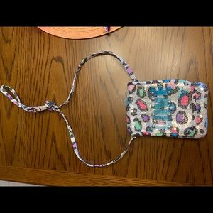 Animal print mini messenger bag from Justi…